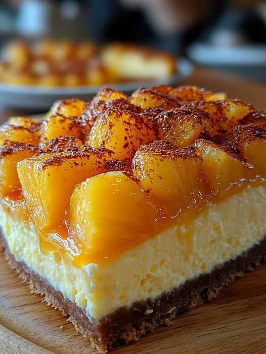 Peach Cinnamon Cheesecake Tart Peach Cinnamon Cheesecake Tart