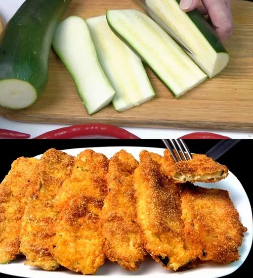 Crispy Baked Courgettes Crispy Baked Courgettes
