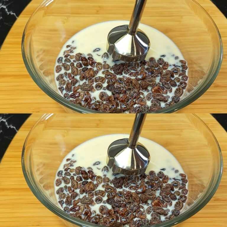 Whisked Milk with Raisins: A Delicious Treat to Share with Friends Whisked Milk with Raisins: A Delicious Treat to Share with Friends